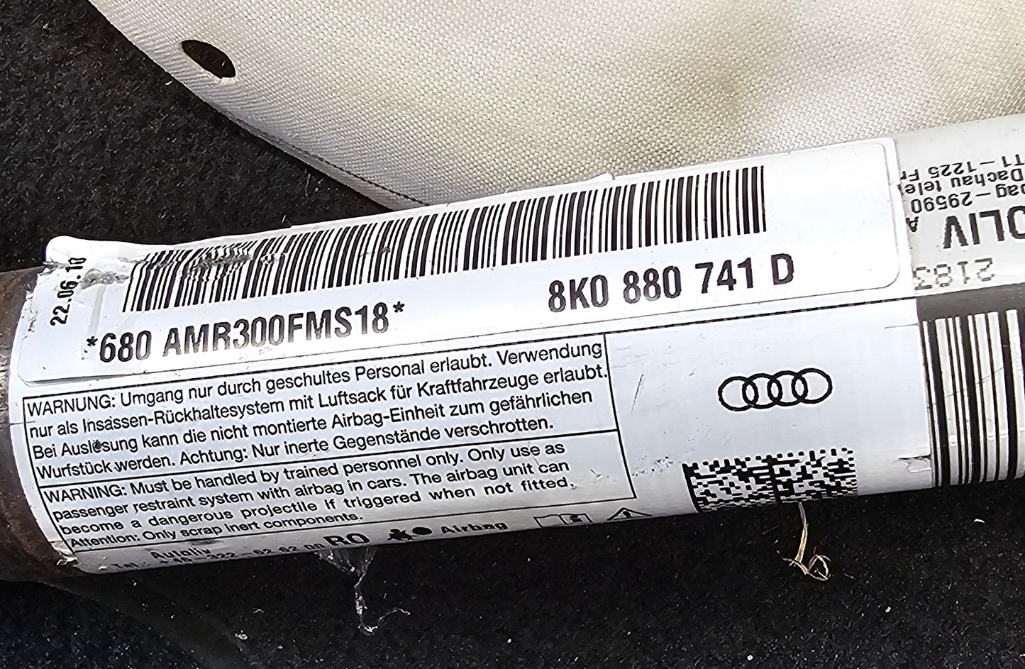 Airbag zavesa-Audi A4 B8 (leva) Avant