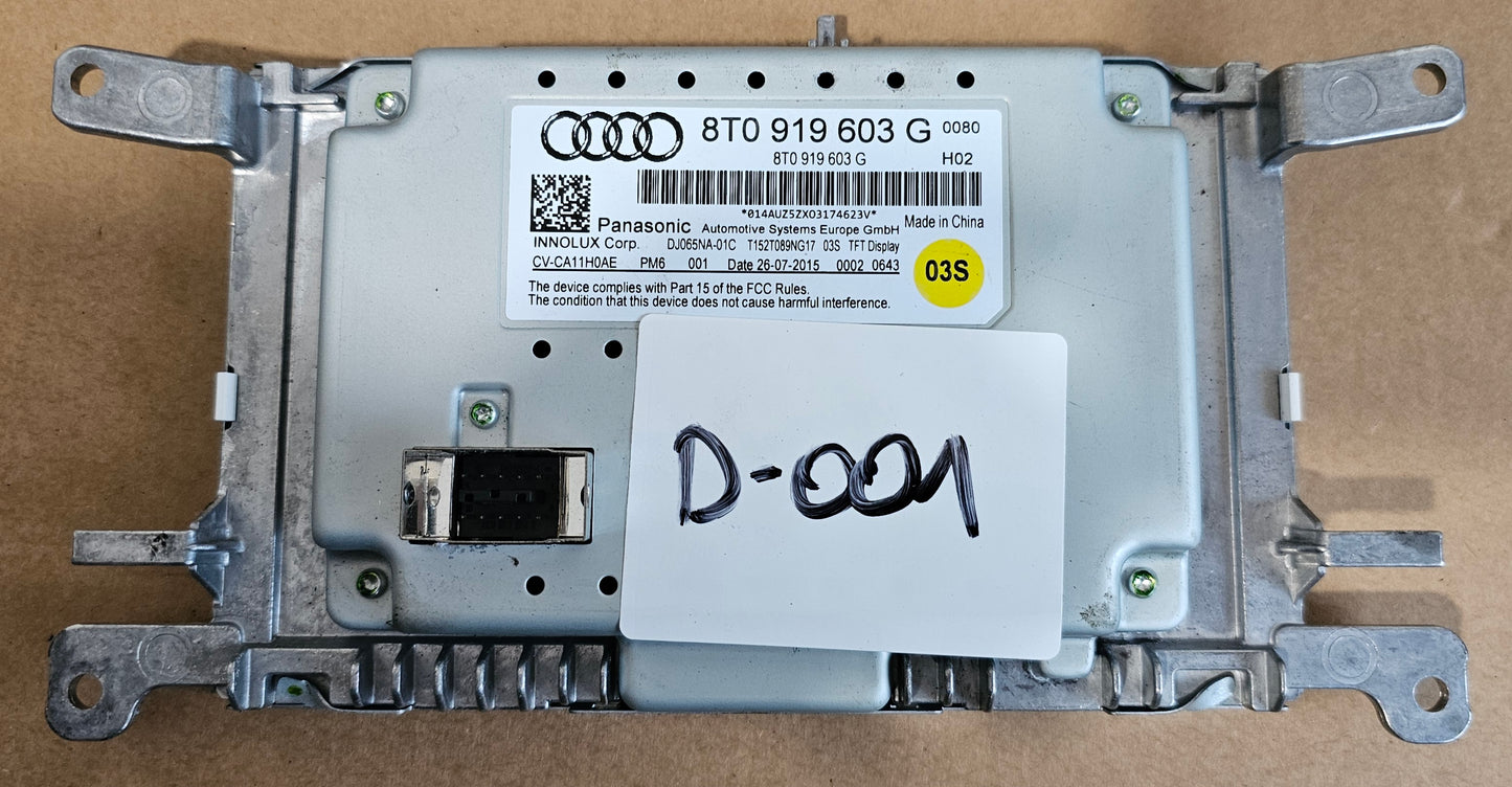 Displej-Audi A4,A5,Q5