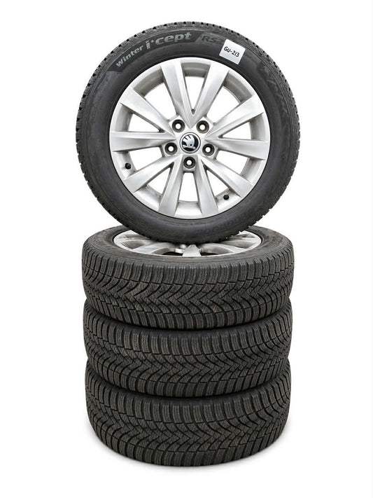 Platisca Skoda z zimskimi pnevmatikami - 5x112 6,5J ET46